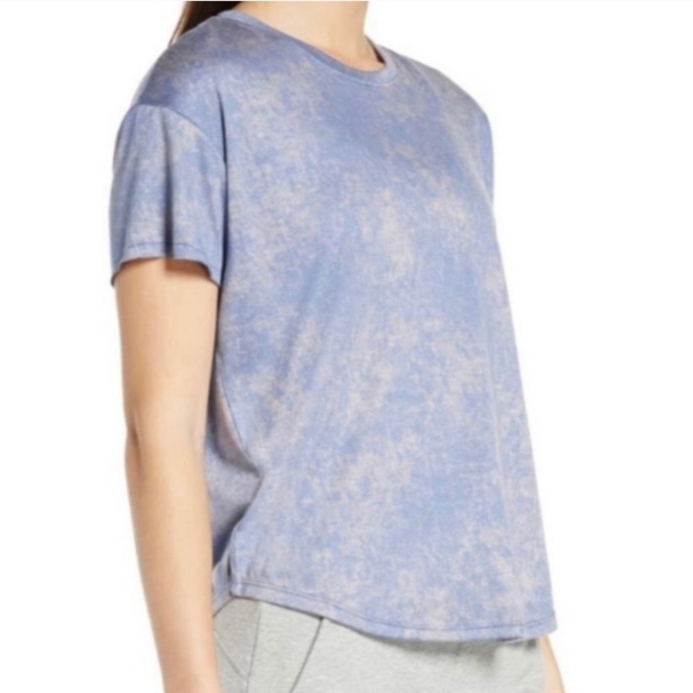 NWOT Zella Acid Wash Tee Nordstrom - Picture 2 of 3